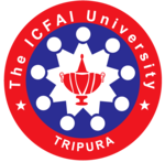 icfai university tripura logo